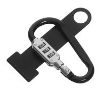 Alipis Motorcycle Helmet Lock Mount Bracket Set with Anti-Theft Password Code, Black Helmet Security Strap for Motorbike and Scooter Accessories