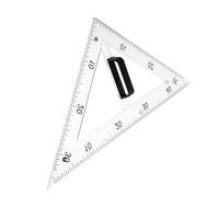 Alipis Multi Functional Magnetic Triangle Ruler Transparent Teaching Drawing Tool for Classroom Geometry Lessons Material for Easy Observation and Cleaning