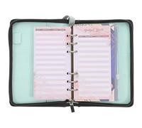 Alipis Multifunctional Cash Budget Envelope Wallet Set with Pu Leather Zipper Clutch, Large Capacity Portable Storage Bag for Credit Cards and Cash Organizing, Suitable for Travel and Everyday Use