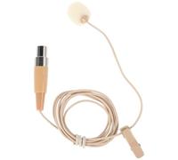 Alipis Multipurpose Clip-on Microphone with 3-pin Xlr Connector, Compact Lapel Mic for Recording Videos, Vlogging, Streaming and Speaking, Portable Condenser Microphone for Interviews and Lectures