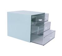 Alipis Multipurpose Drawer Organizer Box with Compartments Transparent Desktop Storage Container for Cosmetics Keys Stationery Compact and Sturdy Sundries Storage for Home Office Dorm Use