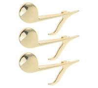 Alipis Music Note Musical Note Brooch Pins for Women and Men 3pcs Zinc Alloy Accessories with Golden Finish, Stylish Fashion Pins for Jackets, Backpacks, Weddings