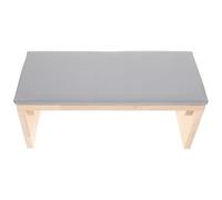 Alipis Nail Art Pillow Manicure Hand Holder Russian Style Wood Leather Comfortable to The Touch Simple Structure Increase Desk Space Salon Accessory