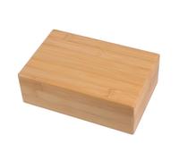 Alipis Natural Bamboo Yoga Brick Wooden Pilates Meditation Balance Block for Beginners and Yoga Lovers with Ergonomic Design Non-slip Smooth Surface Portable Home Fitness Training Tool