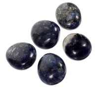 Alipis Natural Blue Lapis Lazuli Polished Scent Diffuser Stone 3-5cm 100g Crystal Decorative Desktop Ornament for Home Aromatherapy and Interior Décor