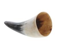 Alipis Natural Horn Wall Hanging Vase 16-20cm Rustic Sustainable Horn Decor Unique Grain Pattern for Home Flower Arrangement and Rural Charm Decoration