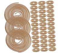 Alipis Natural Sandalwood Incense Coils for Indoor Air Freshening, Odor Removal, and Aromatherapy