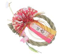Alipis New Year Wall Decor Japanese Style Hanging Ornament Paper Bamboo Craft Home Decor for Living Room Unique Adornment