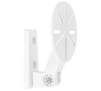 Alipis No-drill White Wall Camera Mount Bracket for Ring Floodlight Dome and Mini Projectors, Universal Adhesive Security Camera and Projector Shelf for Indoor Outdoor Use