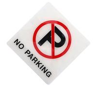 Alipis No Parking Warning Sign Acrylic Traffic Sign for Driveways Gates Homes Restaurants Highly Visible Road Safety Plaque