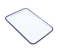 Alipis Non-Stick Enamel Baking Tray Reusable Oven Roasting Pan Smooth Surface Easy Clean Multifunctional Kitchen Bakeware for Cakes Pancakes and Serving