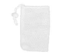 Alipis Nylon Soap Exfoliating with Drawstring Design and Pocket for Massage and Exfoliation Beige Bubble Foaming Pouch to Promote Circulation and Remove Dead Skin Cells Random Color