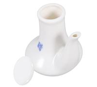Alipis Oil and Vinegar Dispenser Bottle Ceramic Multi-function Dispenser Pot for Kitchen Easy to Use 1pc