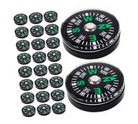 Alipis Oil-filled Mini Compass Keychain Small Lightweight Navigation Tool for Hiking Camping Outdoor Adventures Pocket Orienteering Guide