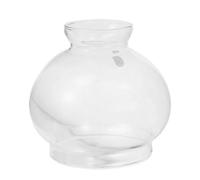 Alipis Oil Lamp Glass Chimney Replacement Globe 1.8" and 2.8" Opening Universal Hurricane Lantern Shade Glass Lampshade for Vintage Oil Lamp
