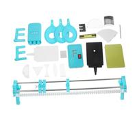 Alipis Optical Bench Physics Experiment Kit with Scaled Rails for Light Refraction and Lens Imaging Teaching Aid for Middle School Science Labs and Home Schooling