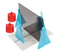 Alipis Optical Reflection Plane Mirror Experiment Kit Plastic Physics Teaching Aid for Middle School Science Year Experiments Classroom Physics Learning Props