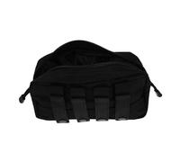 Alipis Outdoor Emergency Pouch Molle Vest Hanging Pack Oxford Cloth Commuter Storage Bag with Buckle for Hiking Running Traveling Black