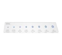 Alipis Oval Diamond Size Guide Selector Acrylic Ring Measuring Ruler with Instant Visualization and Versatile Reference for Travel Comparisons and Online Browsing