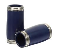 Alipis Pair of Dark Blue Abs Clarinet Tuning Tubes, Colorful Wind Instrument Parts for Pitch Adjustment, Small Clarinet Barrel Suitable for Woodwind Accessories