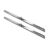 Alipis Pair of Metal Chinese Calligraphy Paperweights, Rectangular Paper Weight Set for Calligraphy and Writing Desk, Vintage Style Paper Weight Decor for Office and Study Use