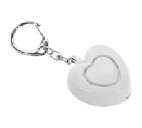 Alipis Personal Alarm Keychain Lightweight Security Alarm with Loud Sound and Waterproof Plastic Heart-shaped Design , 4.5v for Daily and Outdoor Activities