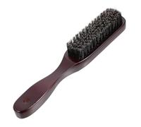 Alipis Personal Care Accessory Beard Brush for Facial Hair Grooming Lightweight Ergonomic Wooden with Synthetic Bristles and Mustache Styling in Professional Salon Style for Men