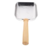 Alipis Pet Food Scoop and Effortless Cleaning Large Capacity Stainless Steel with Antislip Handle for Cats, Dogs, Rabbits Indoor and Outdoor Feeding Spoon