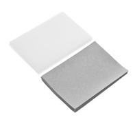 Alipis Photo Card Protectors Sleeves 3-inch Glitter Small Card Holders 2pcs Silver and Plastic Id Covers for Trading and Storage