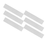 Alipis Pickleball Court Marker Tape White Tpe Material 6pcs with Easy Installation and Shock Absorption for Badminton and Volleyball Courts for Outdoor Sports Training and Boundary Line