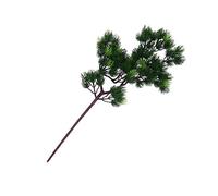 Alipis Pine Tree Branch Artificial Green Plant for Home DIY Decoration Vividly Realistic Craft Accessories for Fish Tank Decor Flower Arrangements and Christmas Garland Projects