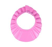 Alipis Pink Baby Shampoo Cap Adjustable Bathing Hat Water Flow Slots Lightweight Design Fits 3 Months to 6 Years Heat Resistant to 80°C