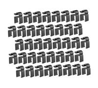 Alipis Plastic Cable Clips Tough and Easy Installation 40pcs for Microphone and Phone Cables Suitable for Keyboard and Mic Stands