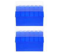 Alipis Plastic Centrifuge Tube Case 2 Pieces with Serial Numbered 36 Compartments for 10Ml and 15Ml Tubes Designed for Scientific Sample Preservation