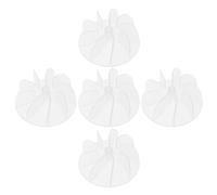 Alipis Plastic Fan Replacement Blades Easy to Remove and Replace Old or Broken Fan Blades 5pcs for Hair Dryer with Delicate Shape with Beautiful Look Suitable for Hair Dryer Repairing