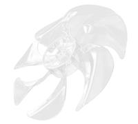 Alipis Plastic Fan Replacement Leaves with Nut Cover 12inch Universal Standing Fan Pedestal Fan Table Fanner Replacement