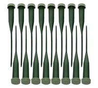 Alipis Plastic Flower Water Tubes 25Pcs with Caps 5.7 Inch for Orchid Stem Hydration and Fresh Flower