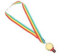 Alipis Plastic Gold Medals Sports Medals Award Accessory with Stable Longevity and No Burr for Sports Rewarding for Singing Contest for Hanging Awards and Prizes