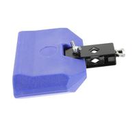 Alipis Plastic Latin Percussion Cow Bell Drum Accessory Blue High-pitched Crisp Sound Lightweight Portable for Drum Kits and Percussion Support