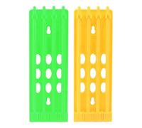 Alipis Plastic Pigeon Foot Ring Rack for Poultry Operations Management Green Colour 2pcs with Stable Structure to Keep Different Breeds Apart for Racing and Homing Pigeons