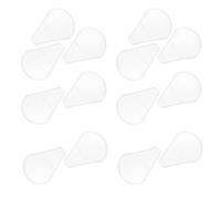 Alipis Plastic Sector Makeup Brush Covers and Prevent Brush Head from Falling 10pcs for Traveling Outdoor Makeup Protection
