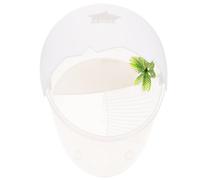 Alipis Plastic Turtle Tank Basking Platform That Can Hold Water and Tank Decoration White Pp One-piece Moulded Resting Platform for Reptiles and Turtles