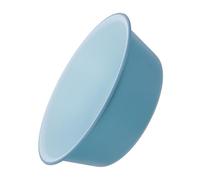 Alipis Plastic Wash Basin for Bathrooms with Striking Two-tone Blue and White Design, Easy to Clean and Space-saving Face Wash Basin Suitable for Laundry and Public Facilities