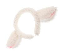 Alipis Plush Lamb Ear Headband for Women, Fluffy Sheep Animal-Themed Hair Hoop, Cartoon Performance Cute Hair Accessory for Cosplay and Daily Wear
