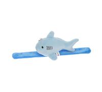 Alipis Plush Shark Slap Bracelet Animal Wristband Soft Stuffed Party Favor Cute Ocean Theme Lightweight Comfortable for Adults