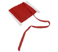 Alipis Polyester Braid Trim Ribbon Red, 15 Yards RIC Rac Wave Fringe for Upholstery Edging, Curtains, Pillows and Lampshades DIY Home Decor Sewing Crafts