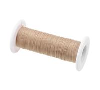 Alipis Polyester Model Ship Rigging Line for Wooden Ship Models, Beige Nautical Miniature Rope with Stable Draping and Realistic Weave Texture, for Educational Demos and Museum Diorama