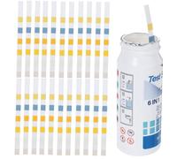 Alipis Pool Test Strips for Water Quality Monitoring Multi-function Ph Hardness Alkalinity Cyanuric Acid Testing Paper for Pool Spa Hot Tub Portable Aquarium Ph Test Kit