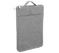 Alipis Portable 11 Inch Laptop Sleeve Case for Air Series, Grey Water-Resistant Notebook Storage Bag with Shockproof Padding, Lightweight Computer Carrying Pouch for Travel and Daily Use