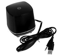 Alipis Portable 3.5mm Audio Soundbox and Smartphone Plug-in Speaker for Mobile Phones and Tablets, Mini Usb-powered Phone Speaker with Charging Cable, Compatible with Dc5v Devices, Black Random Color
